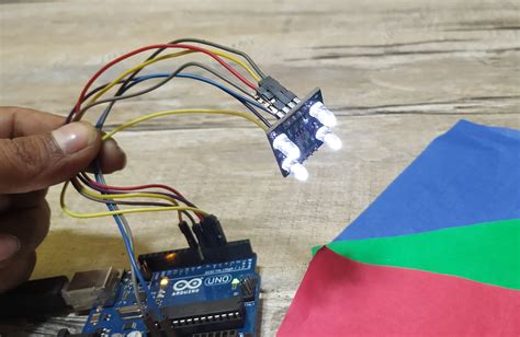 Touch and keep touching the touch <b>sensor</b> several seconds. . Arduino color sensor code